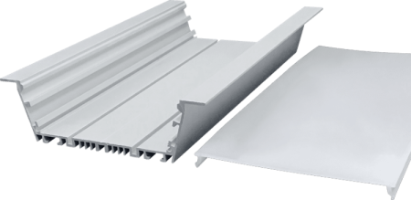 (image for) With edge embedded seamless butt jointable light bar light aluminum groove shell kit