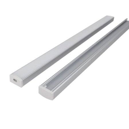 (image for) New 1307 with magnet magnetic installation shelf line light hard light bar aluminum groove shell kit