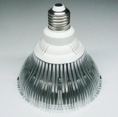(image for) 12W (12x1W) PAR38 LED Lamp with E27 Edison Screw Base 90W Equivalent 100-240V AC Silver Housing Indoor Type