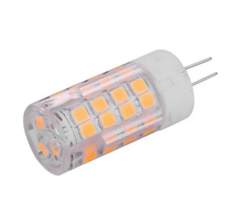 (image for) 110V-130V /200-240V AC G4 Bi-Pin Base Spotlight Lighting Dimmable 5W Replace 45W G4 Halogen Lamp, for Under-Cabinet Lights, Ceiling Lights, Pack of 10
