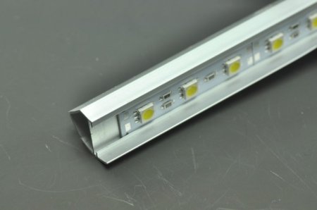 (image for) LED Aluminium Profile LED Strip Light Aluminium Profile 1M V Flat Type Rail Aluminium