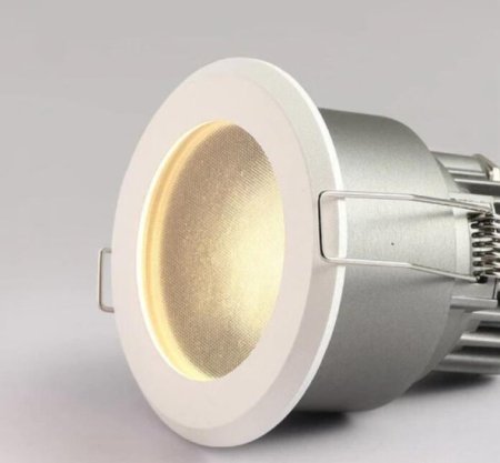 (image for) 15W 3.8 inches Coutout Waterproof IP65 CRI>80 Round LED Downlight Vapor Proof Fit for Shower, Sauna and Outdoor Lighting
