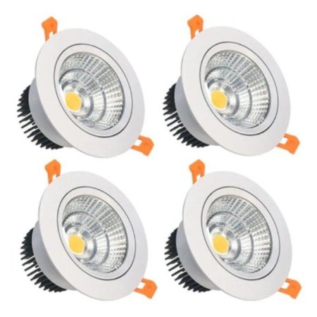 (image for) 16W Dimmable CRI80 COB LED Downlight Cut-out 4.5in (115mm) 60 Degree 120W Halogen Bulbs Equivalent