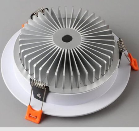 (image for) 4 Pack RGBW Super Bright Modern Recessed LED Lighting 4W 12V White Round LED Embedded Panel Lights Aluminum Indoor Ceiling Downlight Hotel Lighting Bar Lighting Dancing Room Lighting Restaurant Lighting