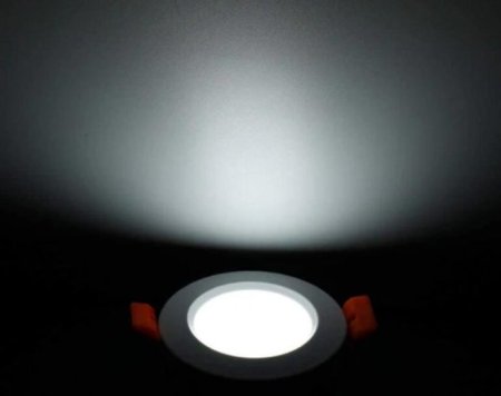 (image for) 10 Pack 7W 500LM Dimmable Antifog LED Downlight CRI80 Flat Diffuser Ceiling Light -3-3/8'' Cutout
