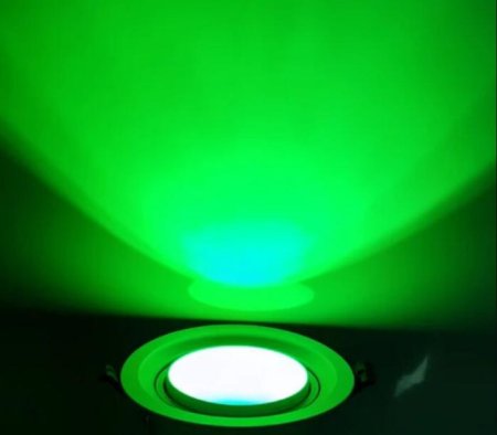 (image for) 4 Pack RGBW Super Bright Modern Recessed LED Lighting Adjustable 15°-60°Beam Angle, Ambient Lighting 8W 12V/24V White Round LED Embedded Aluminum Indoor Ceiling Downlight for Hotel，Bar，Dancing Room，Restaurant