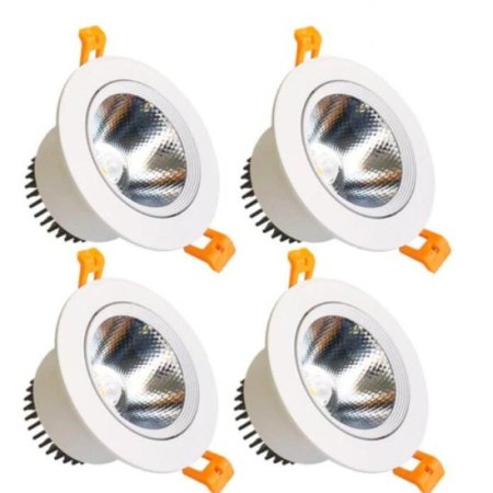 (image for) 9W Dimmable LED Downlight CRI80 COB Ceiling Light Cut-out 3.35in (85mm) 80W Halogen Bulbs Equivalent