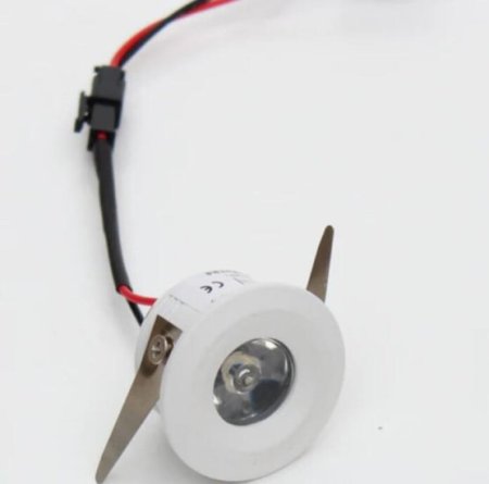 (image for) 1x3W LED Downlight - Diameter 40mm - 30 Degree Mini Recessed LED Light Small Ceiling Downlight Cabinet LED Light with LED Driver