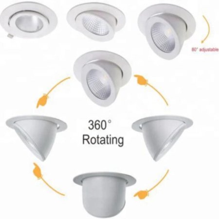 (image for) 10W / 18W / 24W Home Design Roof Recessed Mounting Fixture Downlights