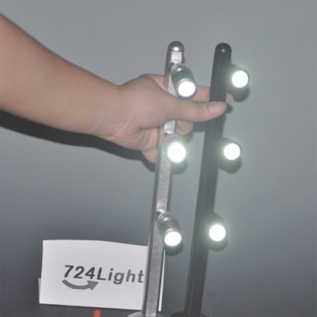 (image for) 3W LED Jewelry Showcase Standing Spot Light 220mm 270mm 330mm Length Option Warm White Pure White 5*1W LED Cellphone Showcase Standing Spotlight