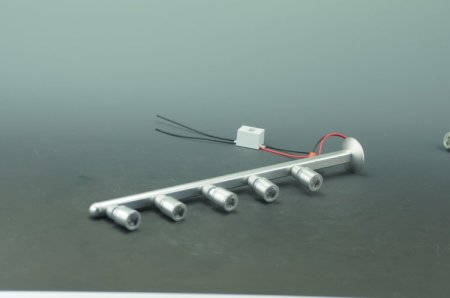(image for) 5W LED Jewelry Showcase Standing Spot Light 350mm Length Warm White Pure White 5*1W LED Cellphone Showcase Standing Spotlight