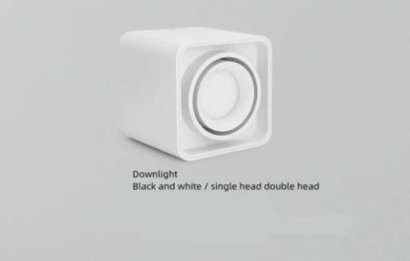 (image for) 4PCS Pack 7W/10W 110V 220V AC Square LED Downlight Anti-glare Single Head LED Spotlight for Living Room Home Ceiling Aisle Lighting