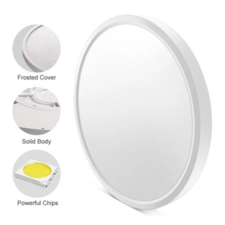 (image for) 15.74 Inch 32W LED Light Fixtures Ceiling Flush Mount for Bedroom, Kitchen, BathroomLamps Ultrathin