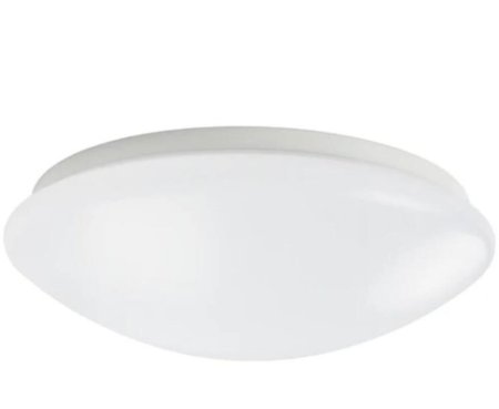 (image for) 36W 19.68 inch (500mm) odern LED Flush Mount Ceiling Light Fixture Round Acrylic Shade White Finish Mushroom Shape and CCT changable with RF control