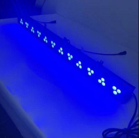 (image for) 36Watt RGB Linear LED Wall Washer 110-265V AC Flood Light Standalone Operating, DMX 512 Controllable and Master/Slave Workable, IP65 Waterproof for Outdoor Use