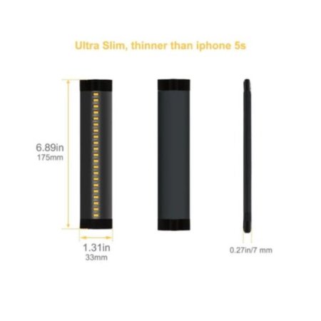 (image for) 6 inch CRI90 SMD2835 3W 160LM Dimmable LED Under Cabinet Light DC 5V / 12V Black / Silver Finish Color Ultra Thin Stick On Under Counter Lighting