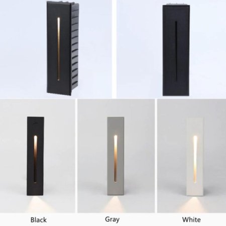(image for) 2PCS Pack 3W AC100-240V IP65 Waterproof LED Wall Light LED Stair Lights