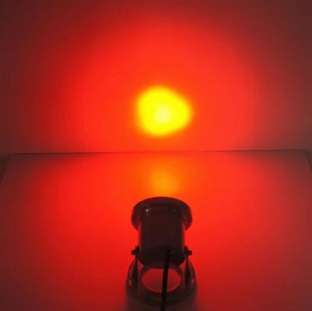 (image for) 4 Pack 3W LED Under Water LIGHT, Stainless Steel Waterproof 90mm Diameter, Single Color DC24V, IP68 Waterproof Foutain Light