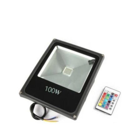 (image for) RGB Color Changing LED Floodlight with Remote Controller IP65 Waterproof