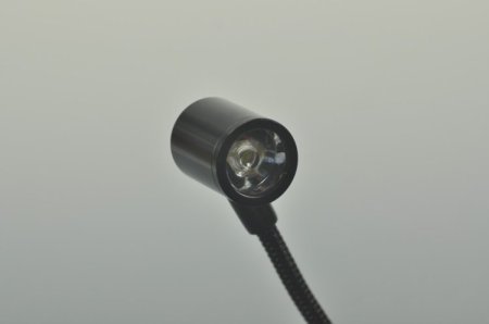 (image for) Black Flexible USB LED Reading Light Lamp for Computer Laptop Notebook PC Metal Snake