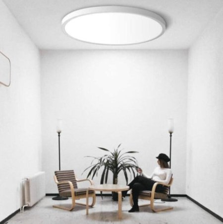 (image for) Modern LED Ceiling Light Fixture 9 Inch 18W Kitchen Bedroom Bathroom Ceiling Lamp