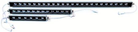 (image for) 12'' Long RGBW SMD5050 18W 24V LED Wall Washer Light, Tempering Glass Cover IP67 Waterproof Grade,Energy Saving Linear LED Strip Light for Bridge, Hotel, Mega Bar Christmas Advertising Boards, Billboard,Building Commercial Lighting