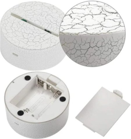 (image for) Transportation Images 3D Illusion LED Night Light w/ 16 Colors Remote Touch Switch Adjustable Brightness for Kids Bedroom Decoration