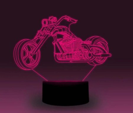 (image for) Transportation Images 3D Illusion LED Night Light w/ 16 Colors Remote Touch Switch Adjustable Brightness for Kids Bedroom Decoration