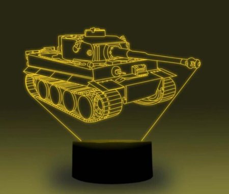 (image for) Transportation Images 3D Illusion LED Night Light w/ 16 Colors Remote Touch Switch Adjustable Brightness for Kids Bedroom Decoration