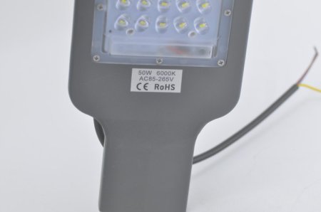 (image for) 50 Watt Slim LED Road Street Pole Light Outdoor Yard Industrial Lamp light IP67