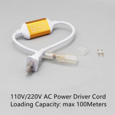 (image for) 8x16 LED NEON Strip Light Accessories Strip Connector and Installation Clips