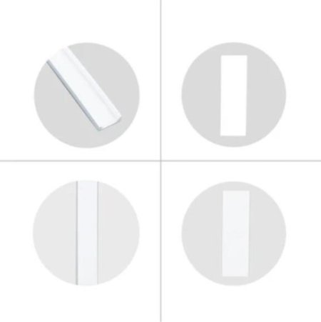 (image for) 1M/5M/10M/20M Pack of T0513 LED Neon Light Housing Kit with End Caps and Mounting Clips, Flexible Neon Channel Fit for 10mm Wide LED Strip Lights