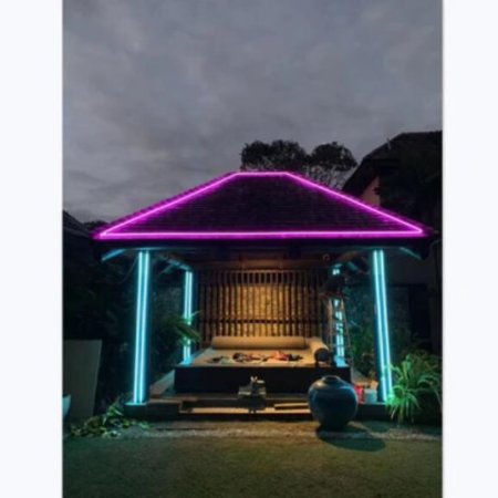 (image for) 1M/5M/10M/20M Pack of T1018 LED Neon Light Housing Kit with End Caps and Mounting Clips, Flexible Neon Channel Fit for 10mm Wide LED Strip Lights