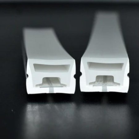 (image for) 1M/5M/10M Pack of T2014 LED Neon Light Housing Kit with End Caps and Mounting Clips, Flexible Neon Channel Fit for 12mm Wide LED Strip Lights