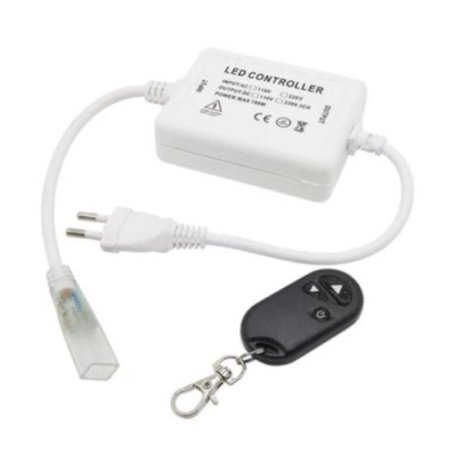 (image for) 110V/220V AC LED Dimmer for AC 110V/220V LED Strip Lights， RF Wireless Dimmer Switch