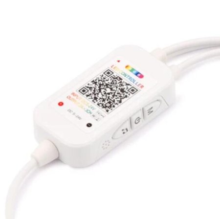 (image for) 5V-24V DC Wireless ELK6ARGB Bluetooth Music Symphony Controller with Two Outputs for RGB Color Changing LED Flexible Strip Lights
