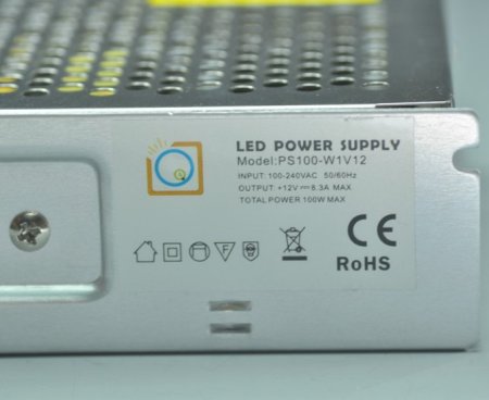 (image for) 100 Watt LED Power Supply 12V 8.3A LED Power Supplies For LED Strips LED Light