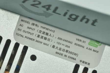 (image for) 360 Watt LED Power Supply 12V 30A LED Power Supplies AC 200 - 240V For LED Strips LED Light