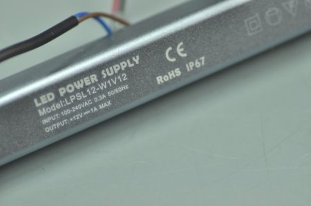(image for) 12 Watt LED Power Supply 12V 1A LED Power Supplies Rain-proof For LED Strips LED Lighting