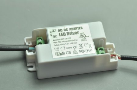 (image for) 12 Watt LED Power Supply 12V 1A LED Power Supplies UL Certification For LED Strips LED Light