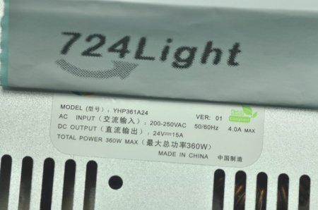 (image for) 360 Watt LED Power Supply 24V 15A LED Power Supplies AC 200 - 250V For LED Strips LED Light