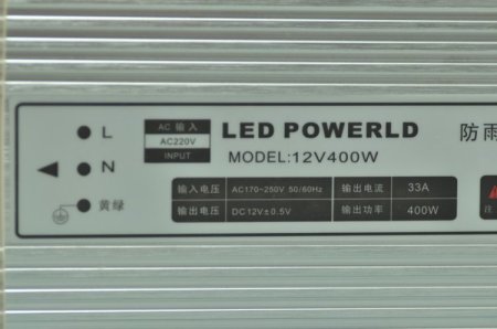 (image for) 400 Watt LED Power Supply 12V 33.3A LED Power Supplies Rain-proof For LED Strips LED Lighting