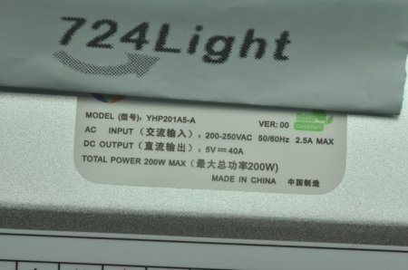 (image for) 200 Watt LED Power Supply 5V 40A LED Power Supplies AC 200 - 250V For LED Strips LED Light