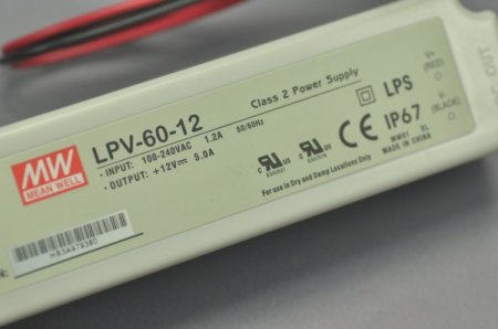(image for) 12V 60W MEAN WELL LPV-60-12 LED Power Supply 12V 5A LPV-60 LP Series UL Certification Enclosed Switching Power Supply