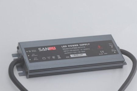 (image for) Super Slim Waterproof 12V 5A LED Power Supply 60 Watt LED Power Supplies Rain-proof For LED Strips LED Light