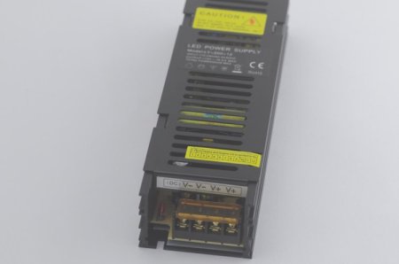 (image for) Black 12V 16.6A LED Power Supply 200 Watt LED Power Supplies For LED Strips LED Lighting