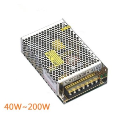 (image for) Heavy Duty Industrial Series Metal House Screw Terminal Adapter 110-220V AC to 12V/24V/5V DC