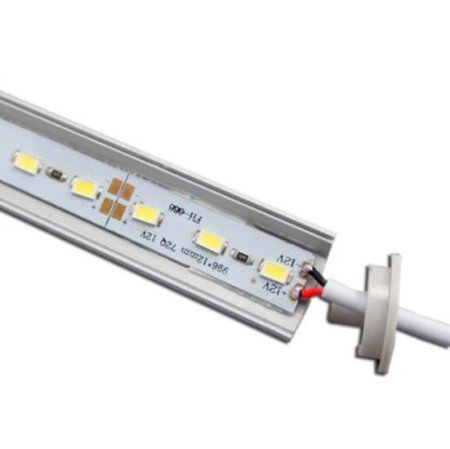 (image for) 5 / 10 Pack 12V DC LED Corner Linear Profile LED Light Strip in Aluminum Profile with Cover for Under Cabinet Lighting