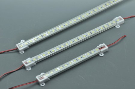 (image for) 0.3meter 12V Waterproof Strip light 11.8inch 5050 Rigid LED Strips Bar Aluminium Profile Rigid Strip Light