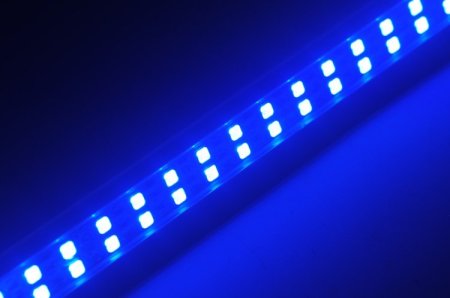 (image for) Double Row 1Meter 39.3inch 12V Superbright Waterproof 5050 RGB Color Changing LED Rigid Strip Bar 144LEDs